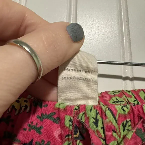 Print Fresh Pajama Shorts Bagheera Hot Pink Cotton Size XXS - Picture 6 of 7